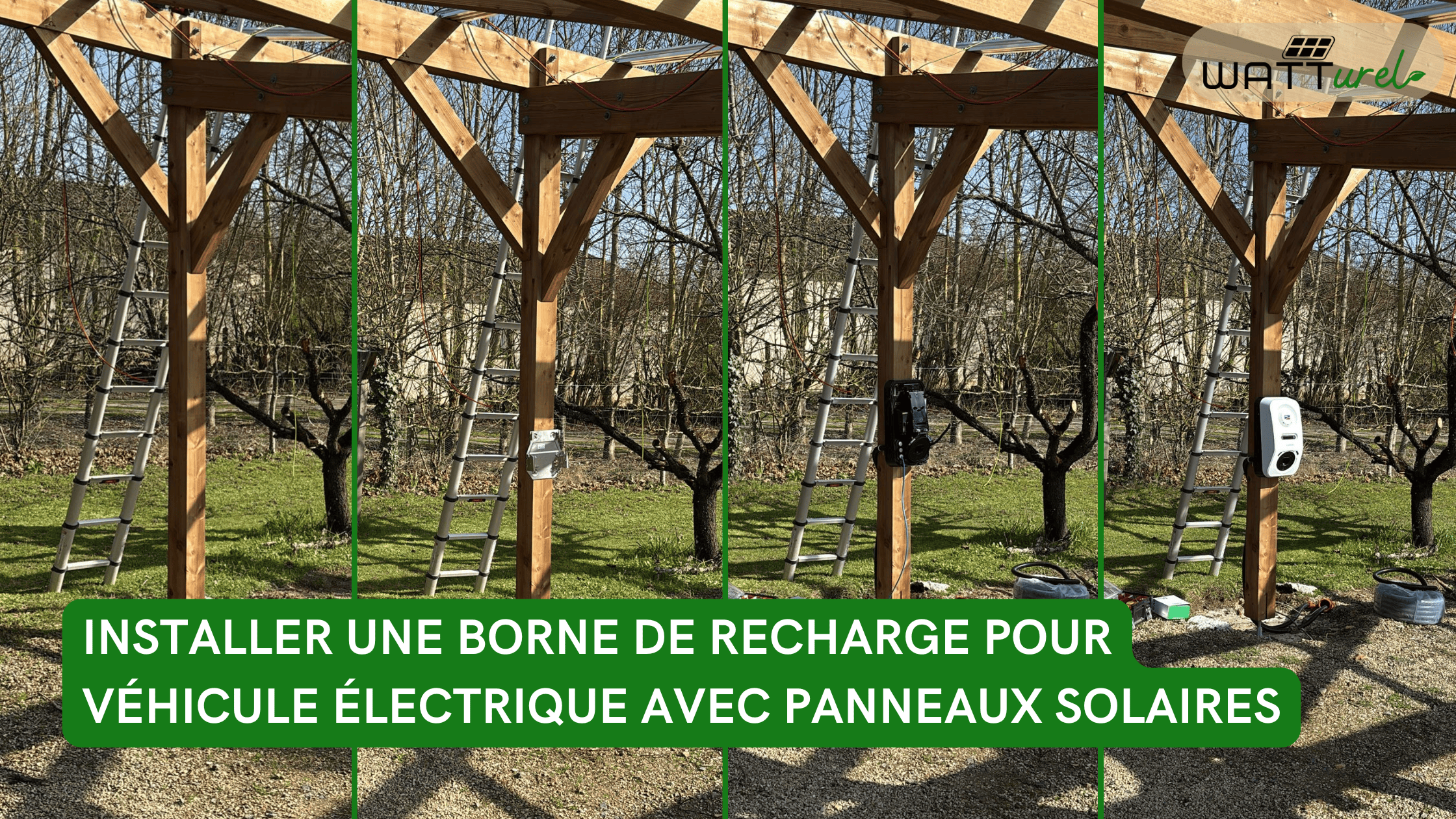 Installer une borne de recharge pour véhicule électrique avec panneaux photovoltaïques